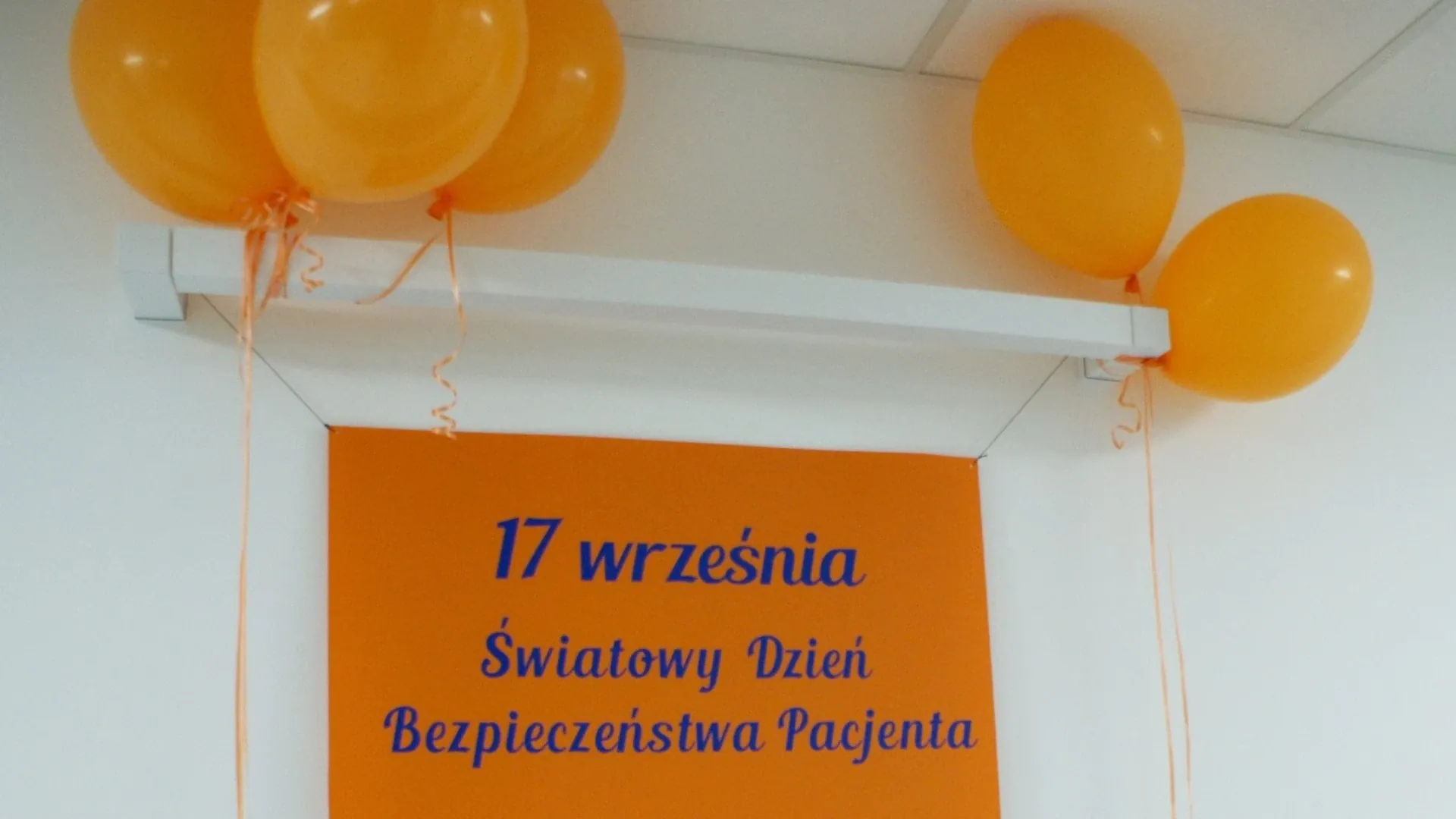 Każdy pacjent wypisany w dniach 16 i  17 września otrzymał przygotowaną przez Aptekę Szpitalną ulotkę: