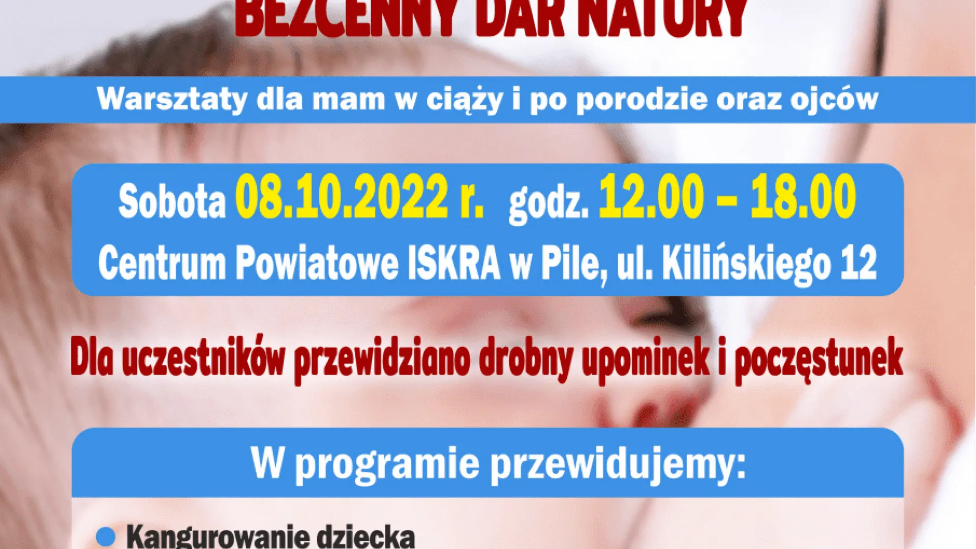 Szpital Specjalistyczny w Pile im. Stanisława Staszica zaprasza... Poród Naturalny i Mleczna Droga Bezcenny Dar Natury